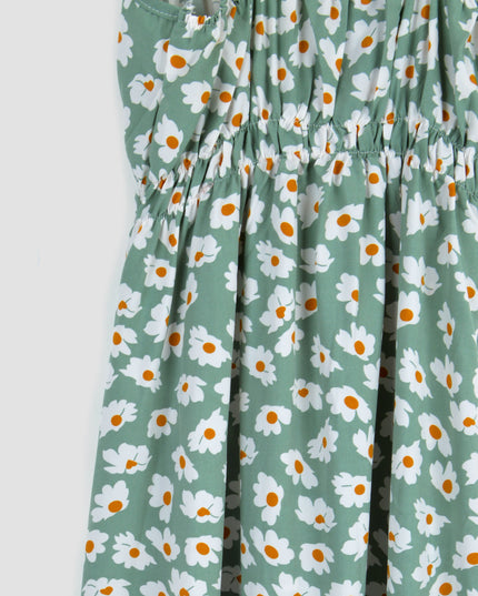 Mint Daisy Maxi Dress