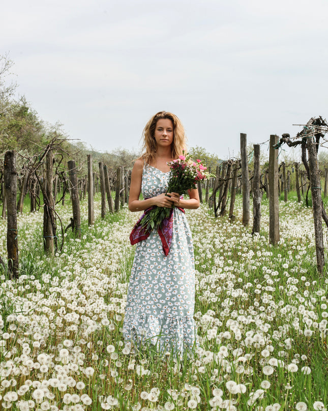 Mint Daisy Maxi Kjole