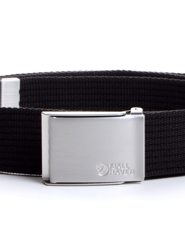 Fjallraven Canvas Belt - Black | Handle: merano-belt-black