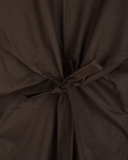 Canvas Summer Dress - Brown Color