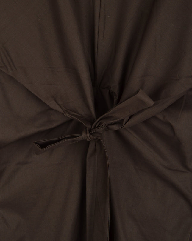 Canvas Summer Dress - Brown Color