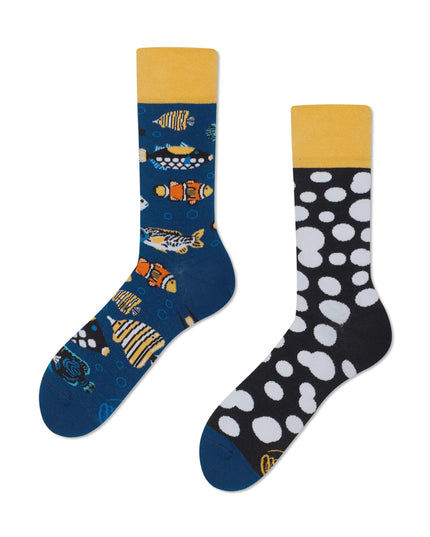 Many Mornings Zokni - Tropical Fish Socks for the Family