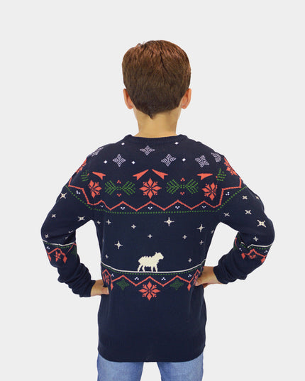 Jersey navideño "Nacimiento" para niños