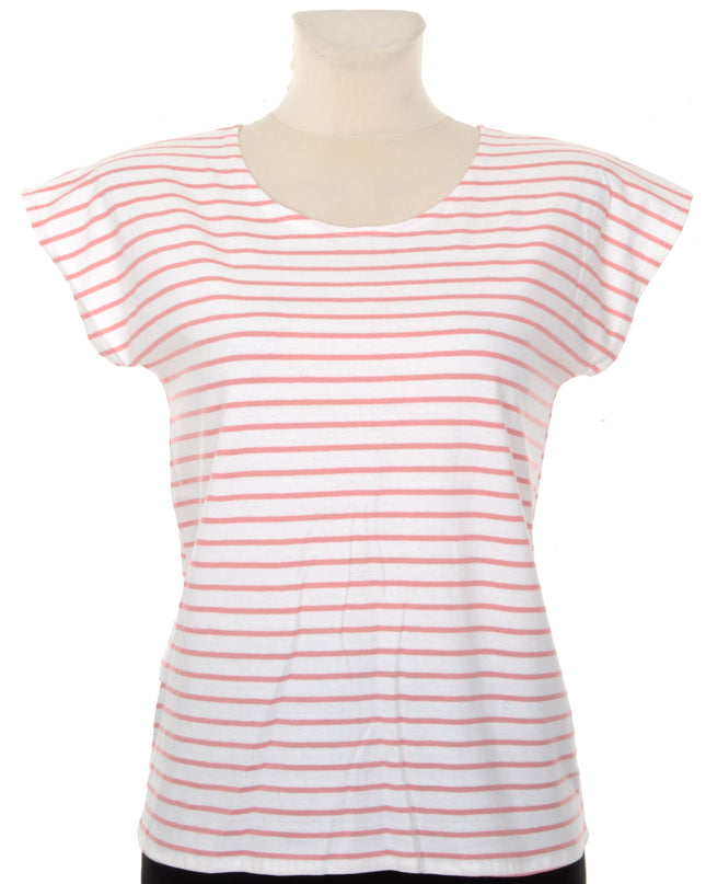 Women's Tee - Pink Striped Design