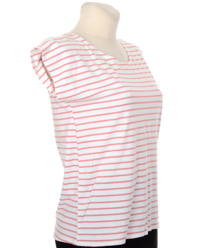 Women's Tee - Pink Striped Design