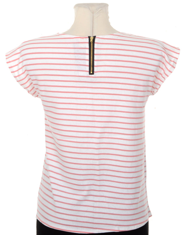 Women's Tee - Pink Striped Design