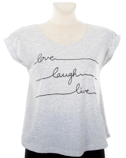Tank Top - Love, Laugh, Live Message for Men and Women