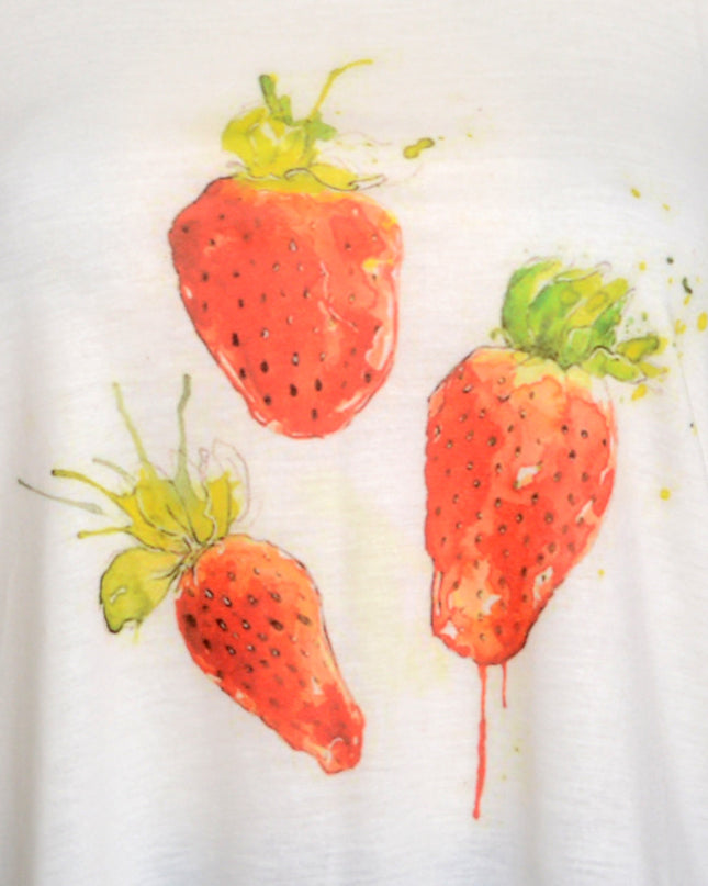 Strawberry Loose Tank Top for Men and Women