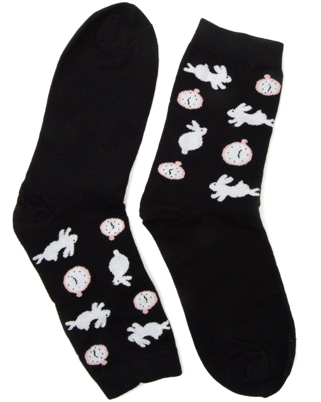 Fun Christmas Socks - Bunny Design