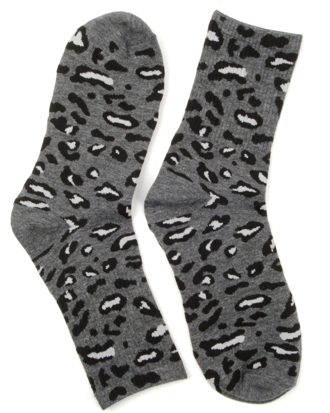 Fun Christmas Socks - Grey Spotty Style