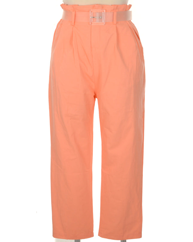 Belted Pink Pants - Stylish Loungewear