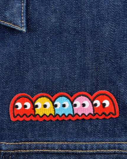 Pac Man I Patch - Klassisk Spil-tematiseret Dekoration