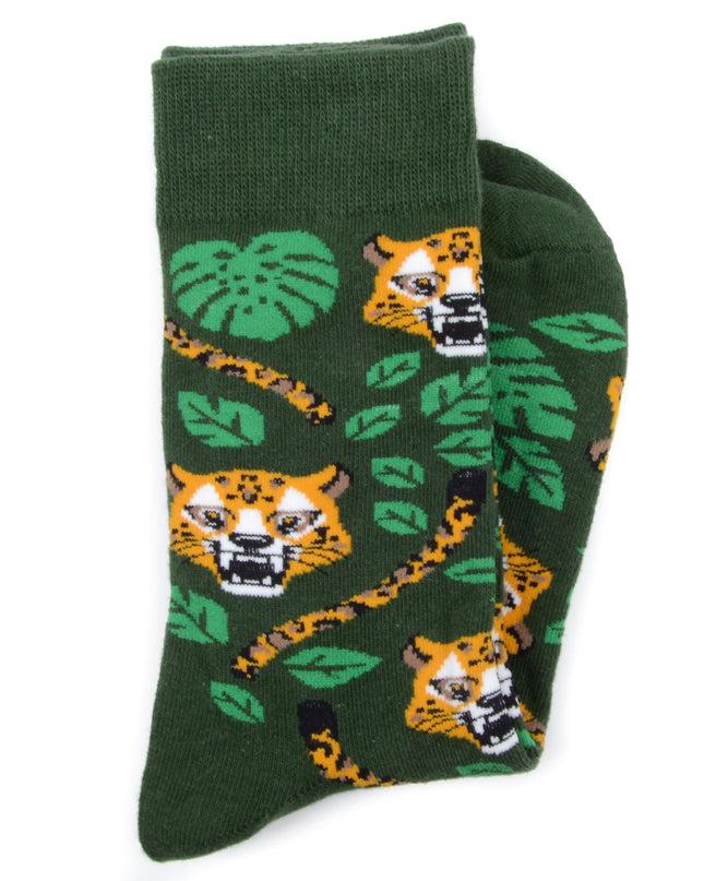 Fun Christmas Socks - Jungle Theme
