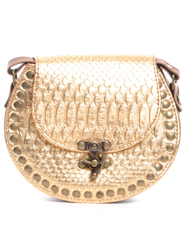Horseshoe Bag - Gold I