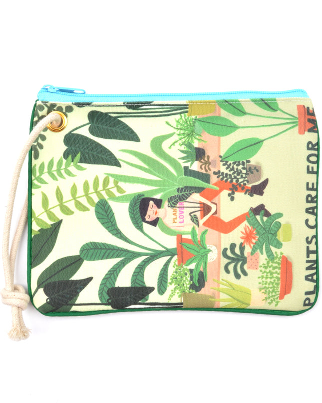 Bolsa de maquillaje de cuidado de plantas