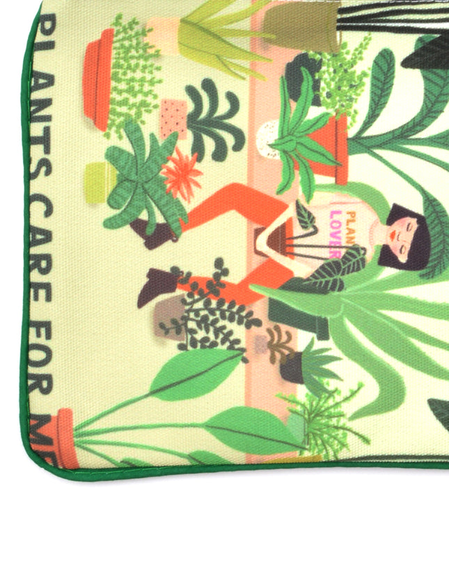 Bolsa de maquillaje de cuidado de plantas