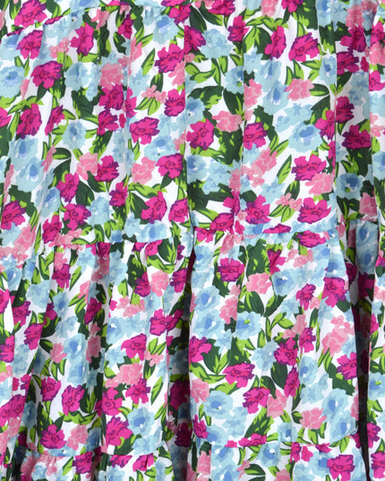 Lilla Blomster 2i1 Kjole