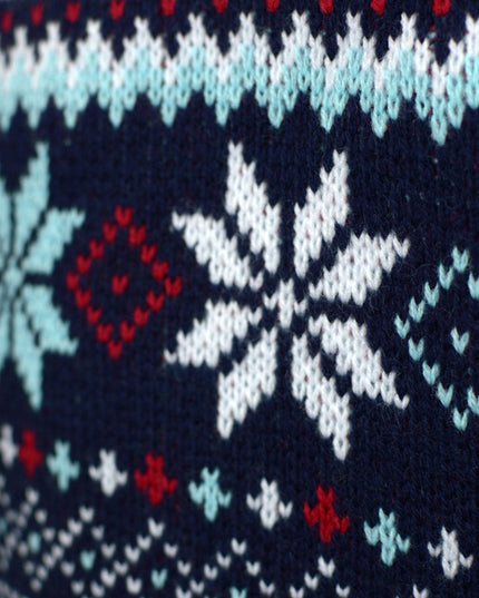 Women's Navy Blue Merry Christmas Sweater