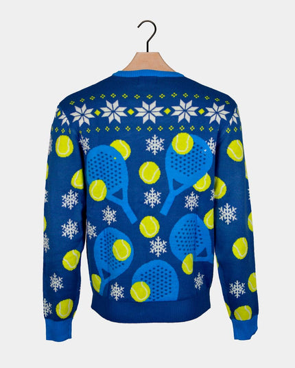 Blue Padel Christmas Sweater