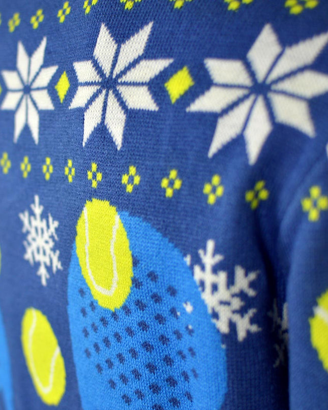 Blue Christmas Sweater for Couples