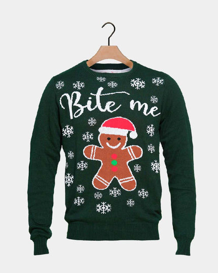 Organic Cotton Gingerbread Man Christmas Sweater