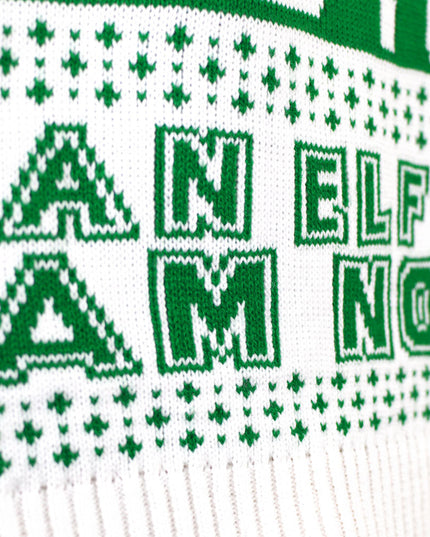 "No soy un elfo" Jersey navideño para parejas