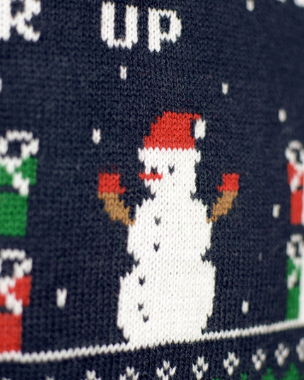 Suéter navideño de parejas de videojuegos retro