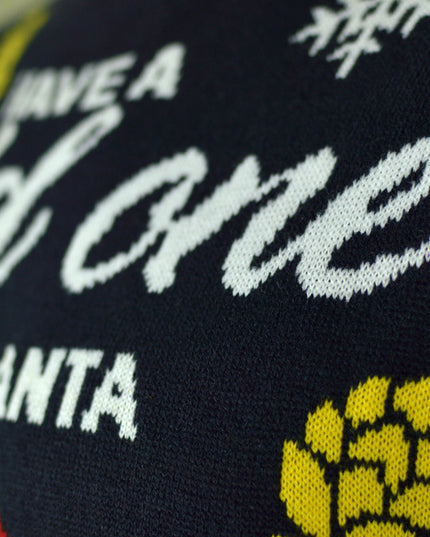 Jersey navideño LED para parejas con Santa y cerveza