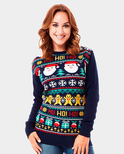 Santa Claus Ho Ho Ho Christmas Sweater