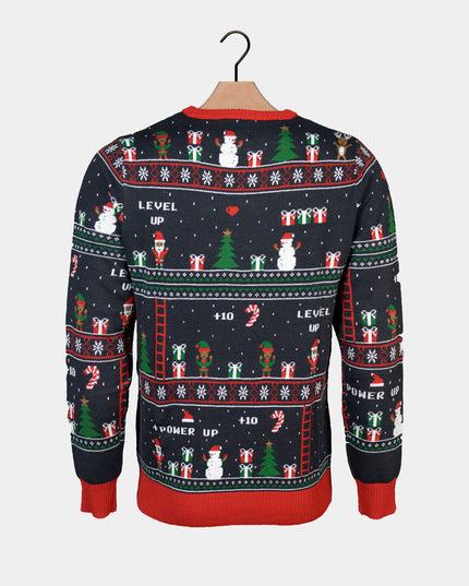 Retro Video Game Couples Christmas Sweater