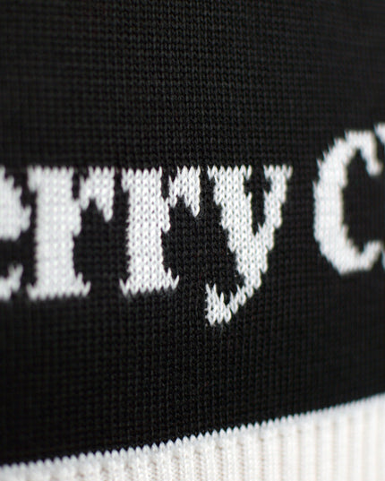 Sort juletrøje til børn med juletræ