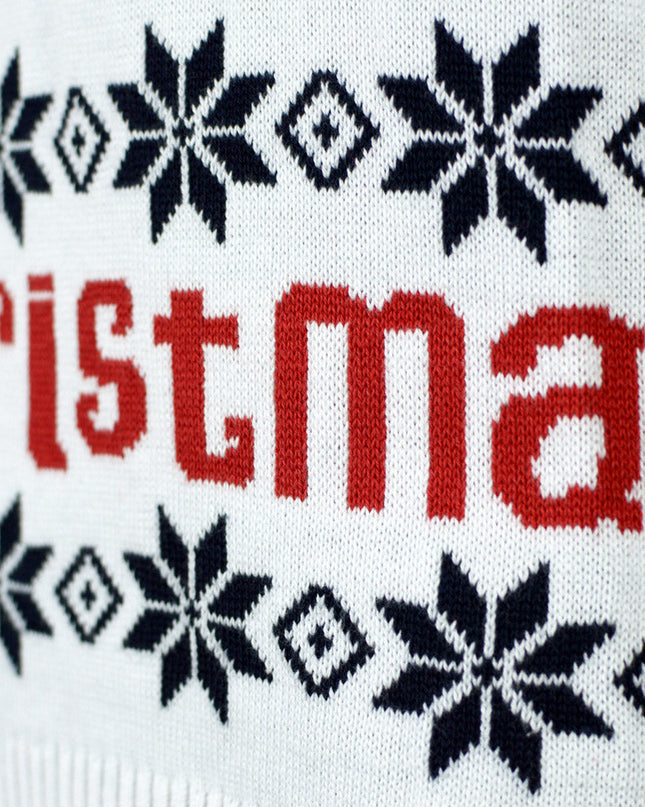 Jersey Navideño Azul para Niños con Santa y Rudolph