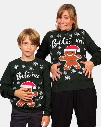 Organic Cotton Gingerbread Man Christmas Sweater