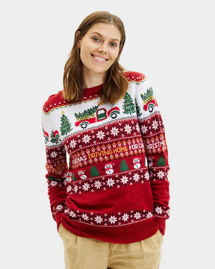 Jersey navidad "Regresando a casa" para la familia