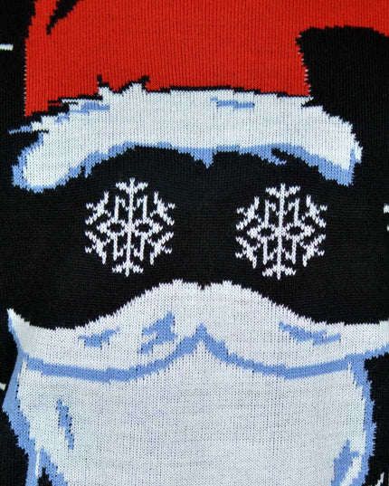 Black Santa Claus Christmas Sweater