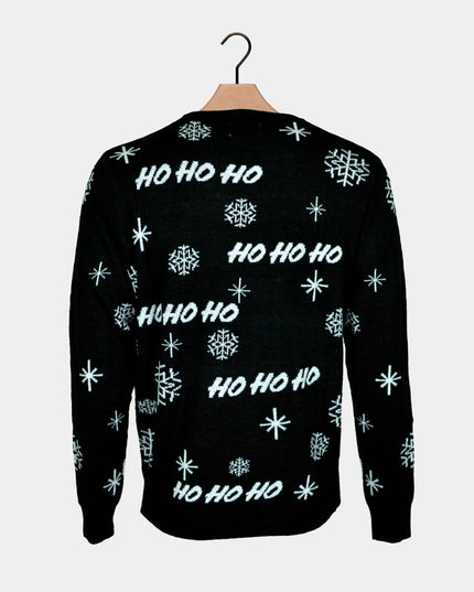 Black Santa Claus Christmas Sweater