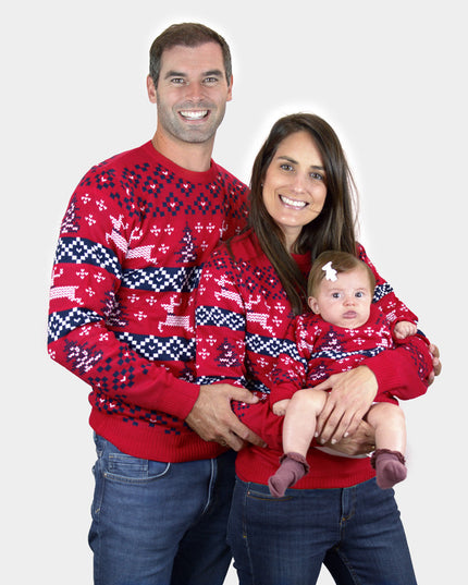 Red Canada Family Christmas Sweater