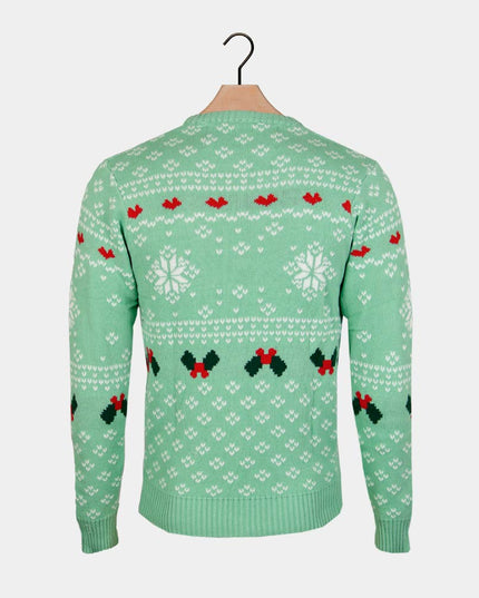 Green Sweet Christmas Sweater for Family