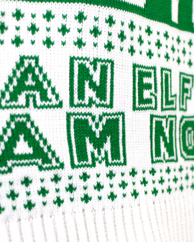Women's "I am Not an Elf" Christmas Sweater