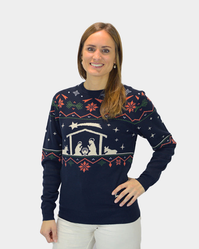Women's "Nativity" Christmas Sweater