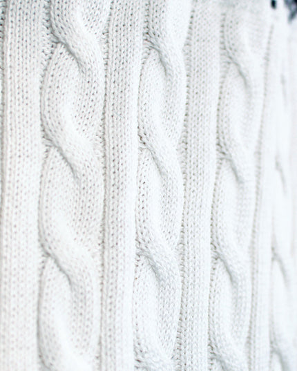 Jersey navideño blanco chic para hombres con diseño de Alaska