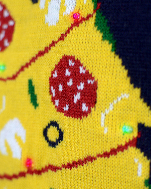 LED Christmas Food Sweater for Men