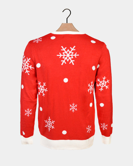 LED Shiny Reindeer Christmas Sweater for Men