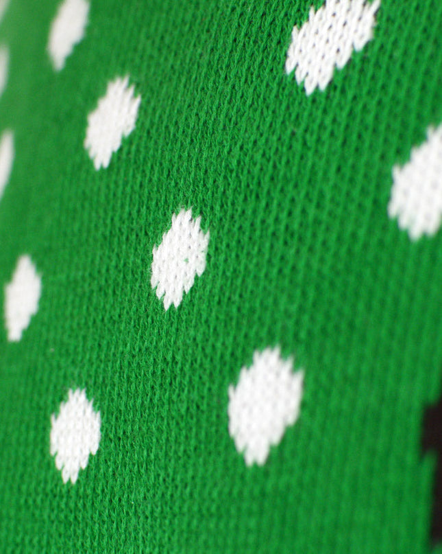 3D Green Christmas Sweater for Men with Reindeer