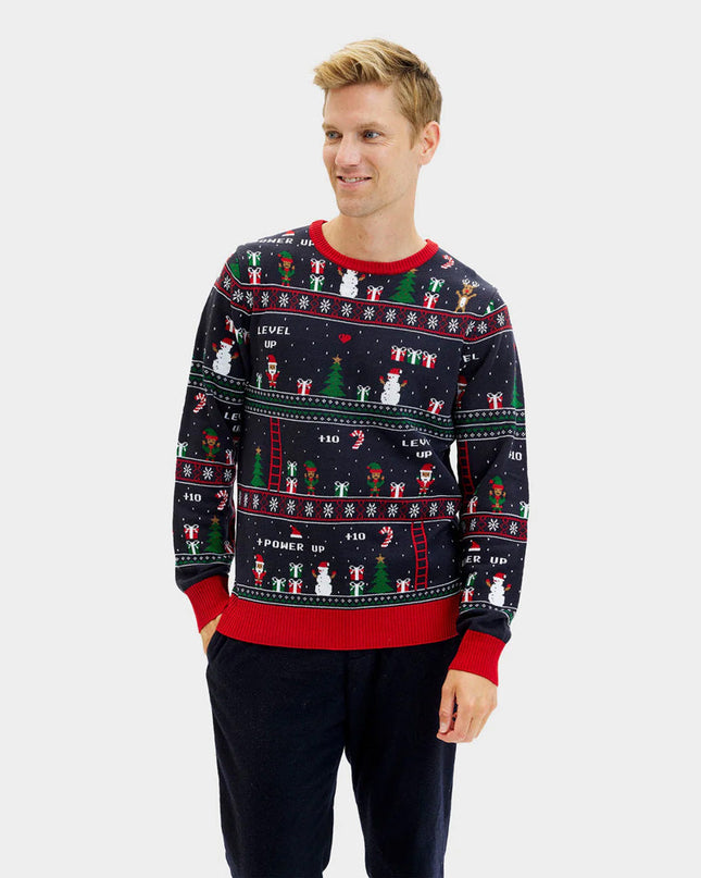 Men's Retro Video Games Christmas Sweater