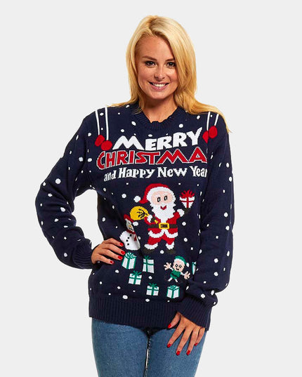 Jersey navideño para parejas por Feliz Navidad y Año Nuevo