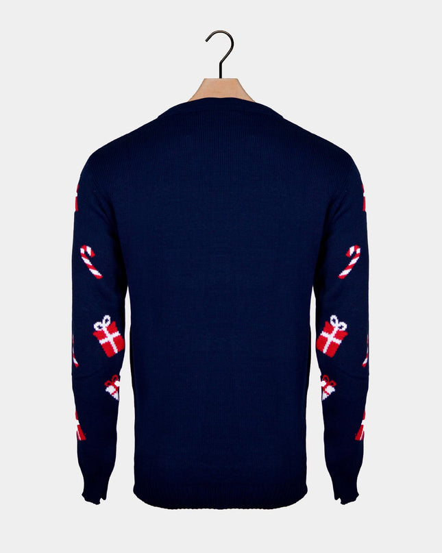 Suéter de Navidad Pareja Santa y Elfo