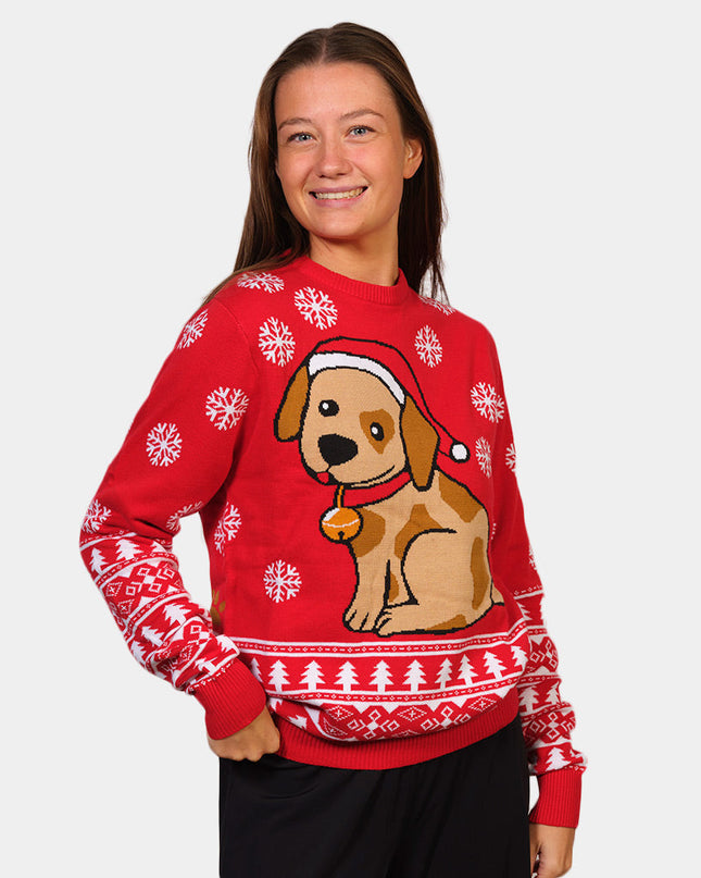 Christmas Sweater with Puppy