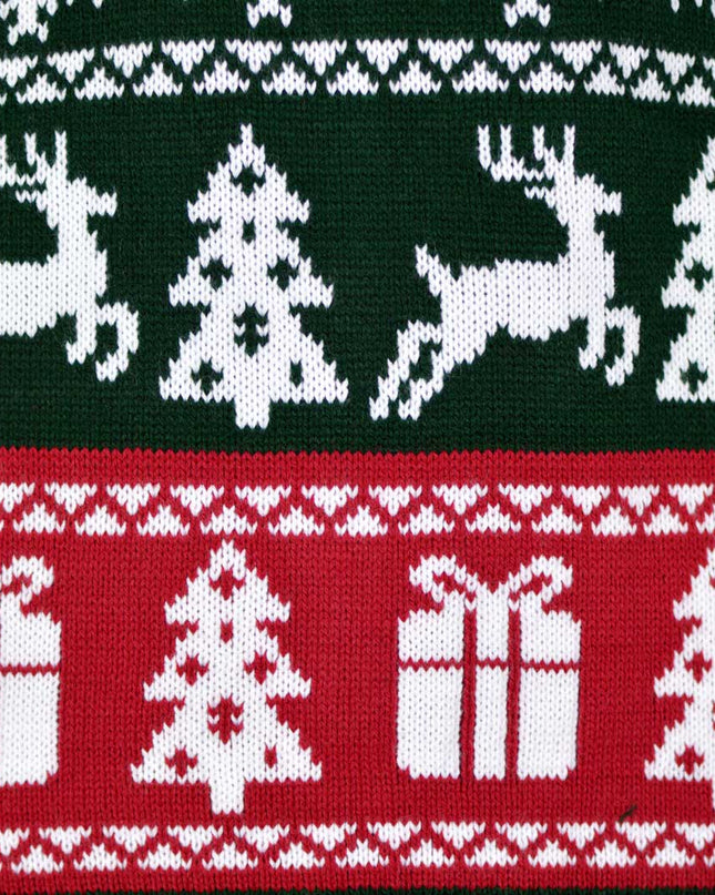 Green, Red, and White Merry Christmas Sweater 2022