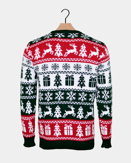 Green, Red, and White Merry Christmas Sweater 2022